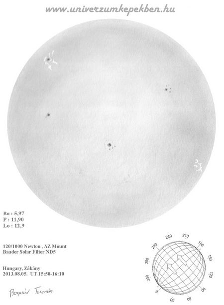 Bognár Tamás - Sun - white light graphite sketch - 2013.08.05. - Zákány