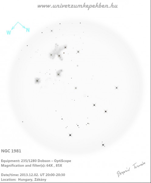 NGC 1981- Bognár Tamás, Zákány