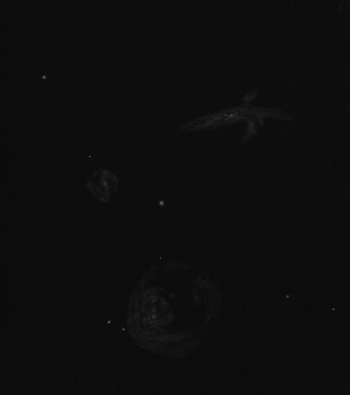 A Group of five very different galaxies in Pisces